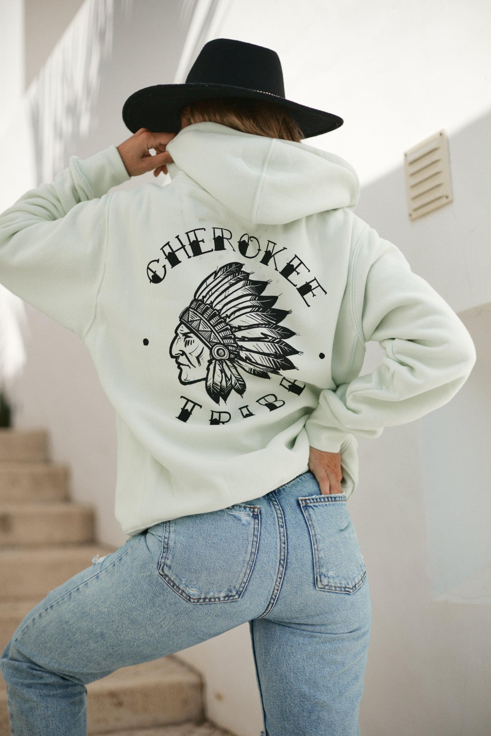 Cherokee Hoodie Mint Green