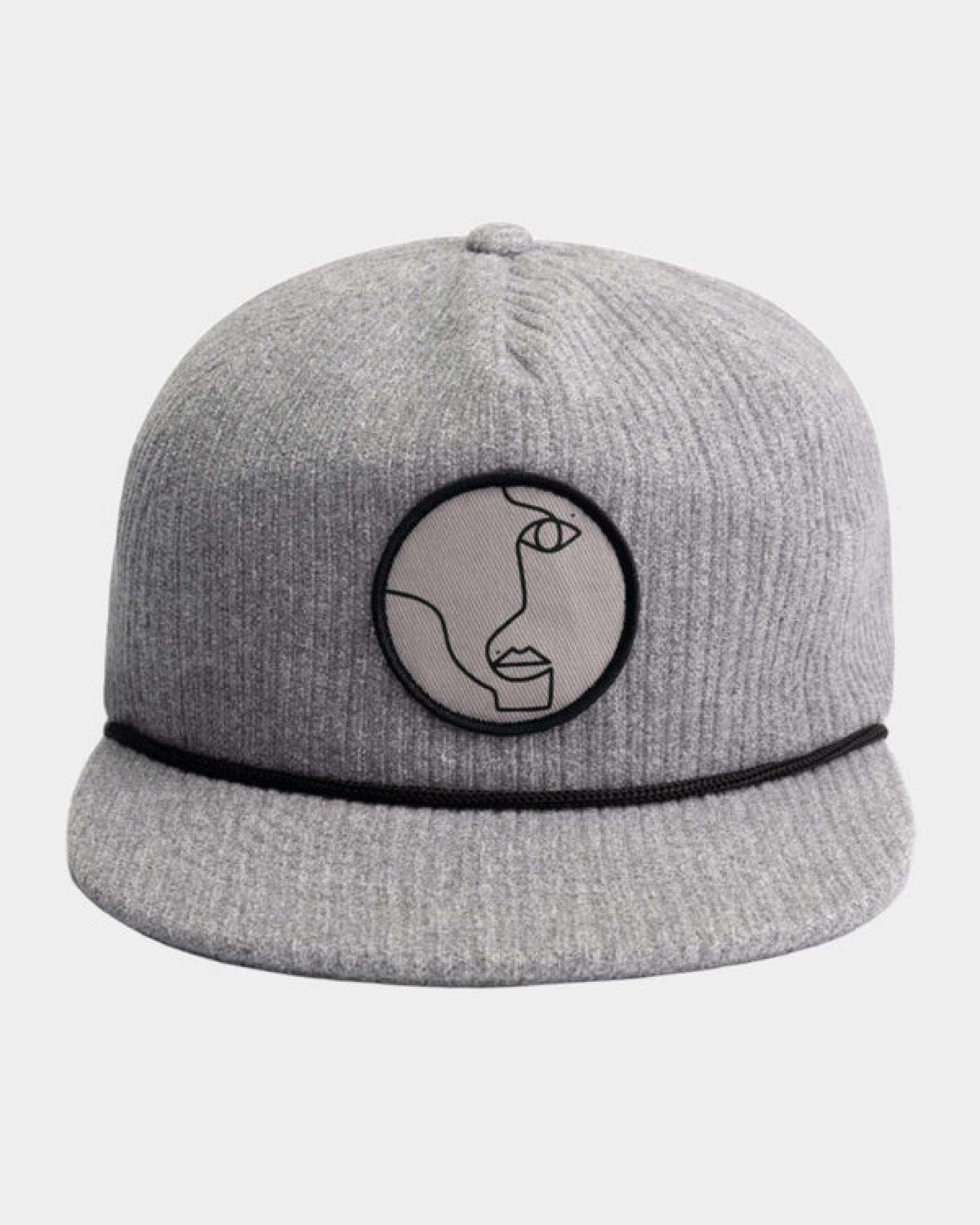 Line Art Snapback Grey