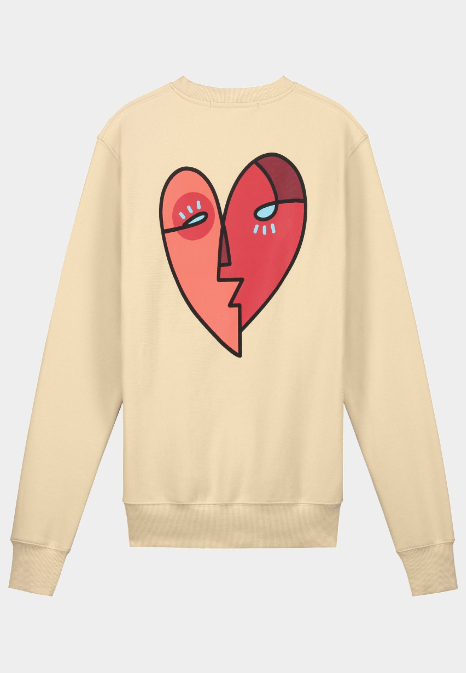 Heart Sweater Chamois